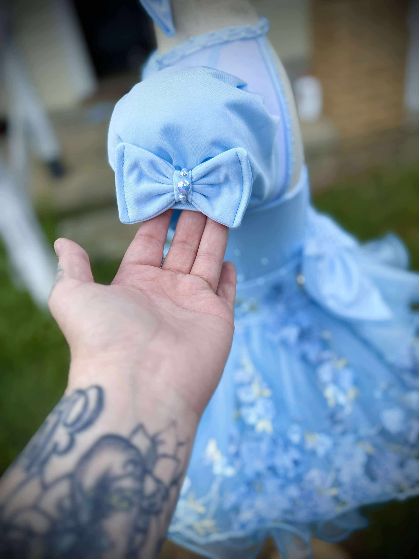 AM- Boo Bear Natural Blue Dress 18/3- 2/4