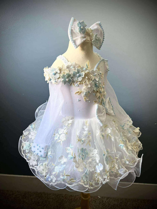 AM-Boo Bear Natural white dress 18/3