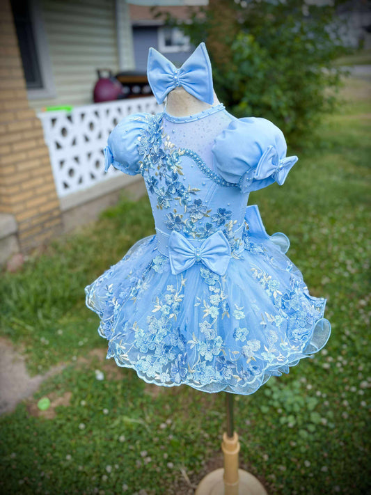 AM- Boo Bear Natural Blue Dress 18/3- 2/4