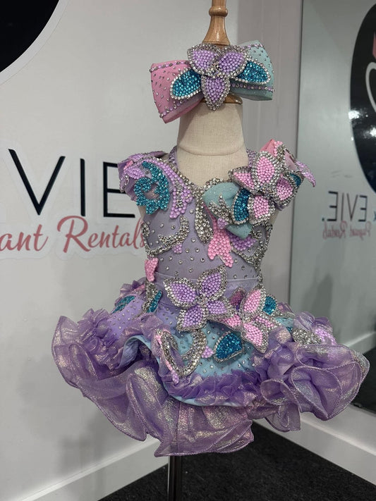 H- 6/18-12/2 Purple Shuggy Glitz Dress
