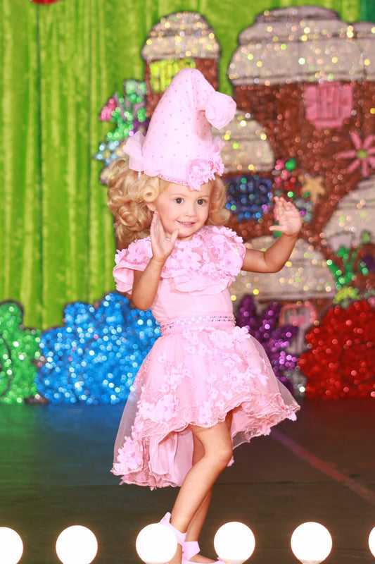 AM- Teresa Yee Pink Semi Glitz Dress 12/2 slim 3