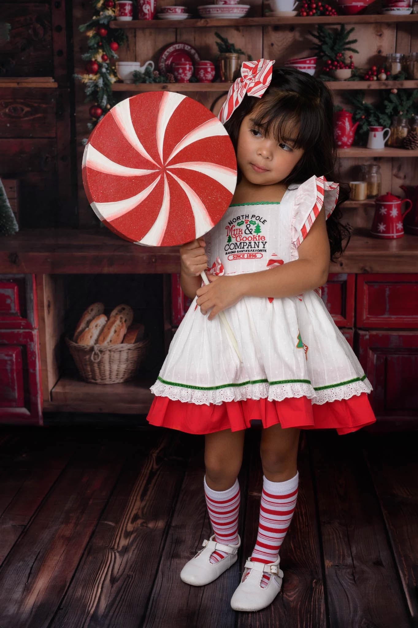 AM- North Pole Christmas casual dress 18/3