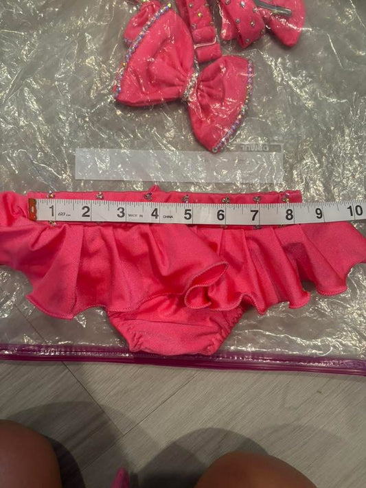 BU- 12/2 Hot Pink Boo Bear Swim