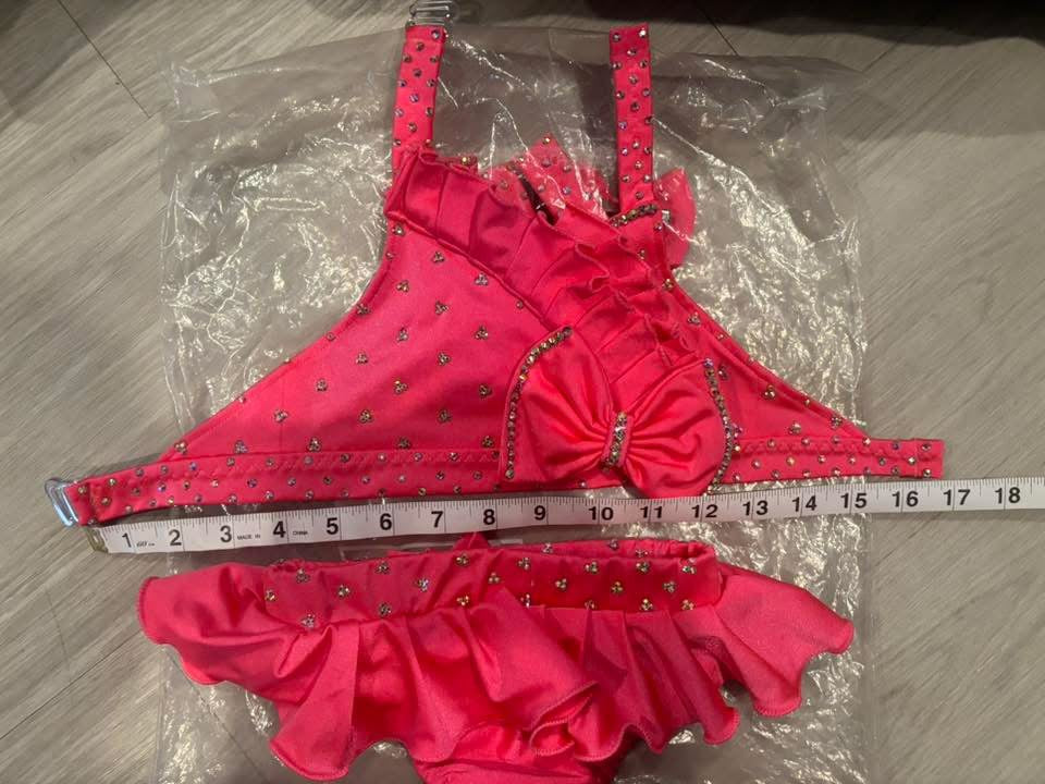 BU- 12/2 Hot Pink Boo Bear Swim