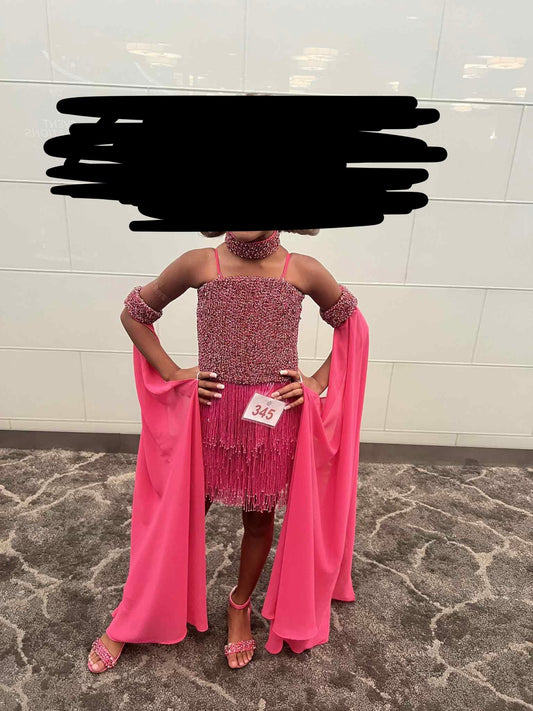 MA- Morgan Jeff pink fun fashion size 4