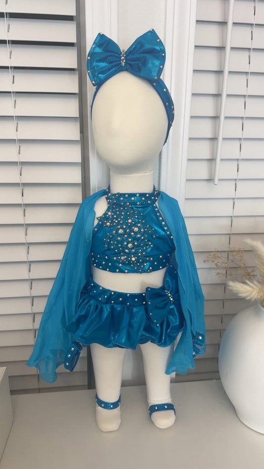 JB- Bleu – Blue Glitz Swimwear (6/12 to 12/2T)