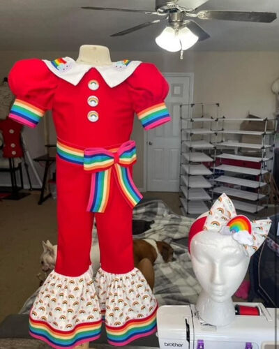 AN- 12/2 Rainbow Casual/ooc daycare school wear