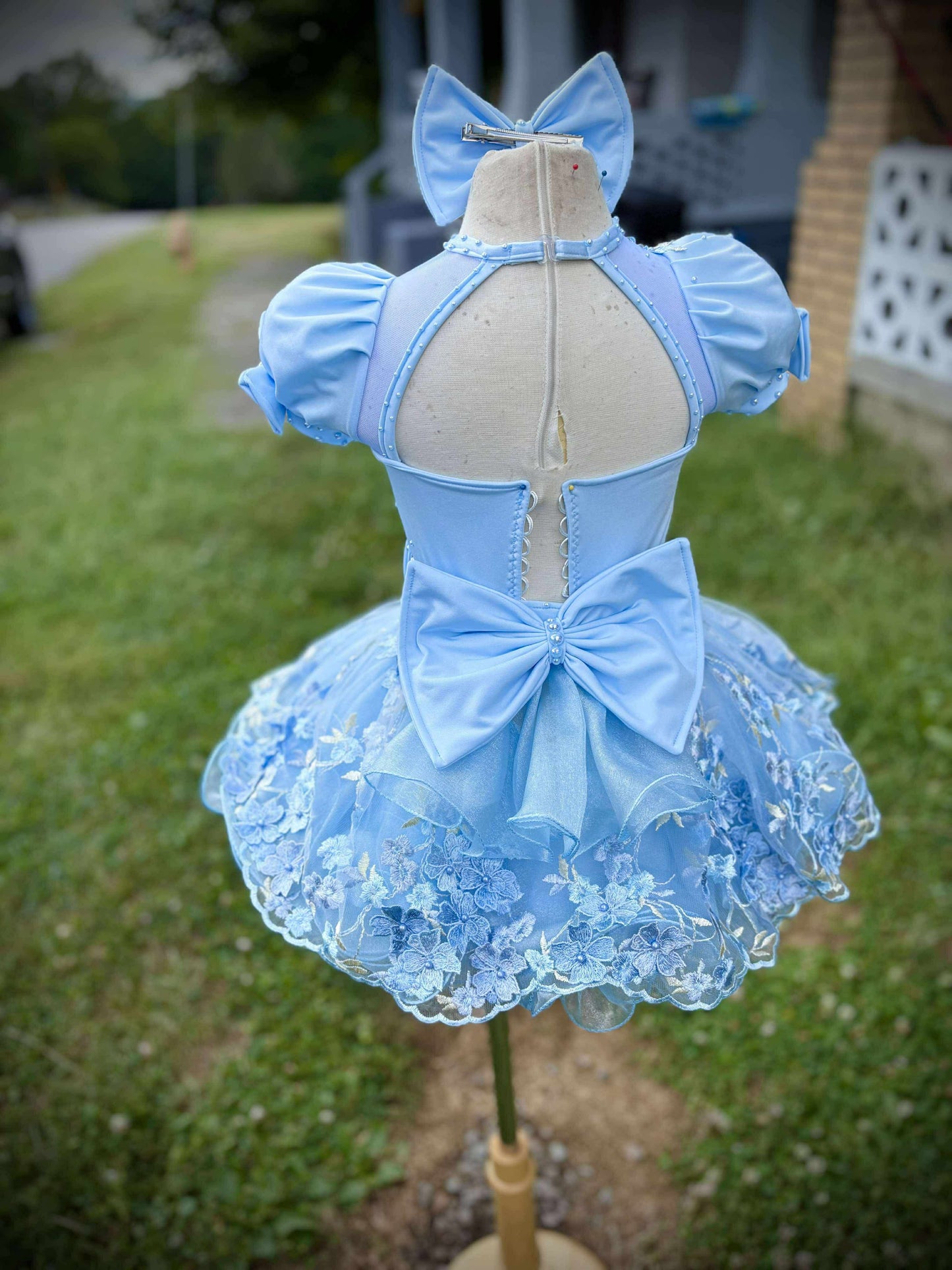 AM- Boo Bear Natural Blue Dress 18/3- 2/4