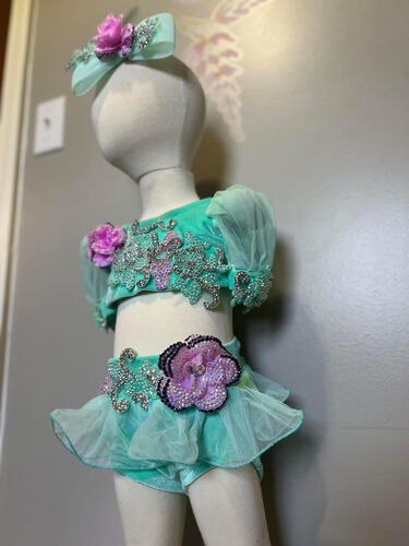 AM- Ruby Belle mint glitz swim