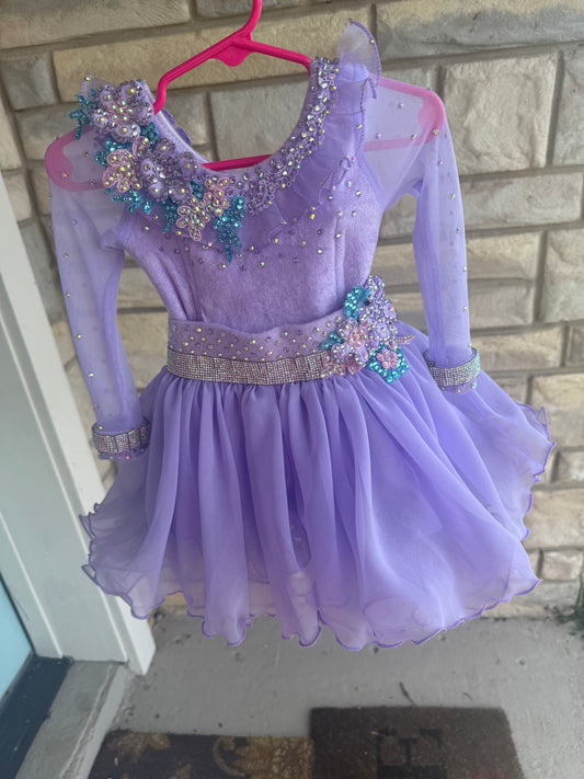 RM- 9/18 months Charissa Buckley Semi Glitz Light Purple Beauty