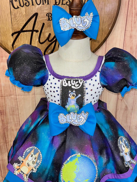 RM- 6/12 months Bluey Space/Galaxy OOC