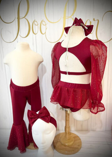 AN- 2/3 Red Boobear Casual/swim