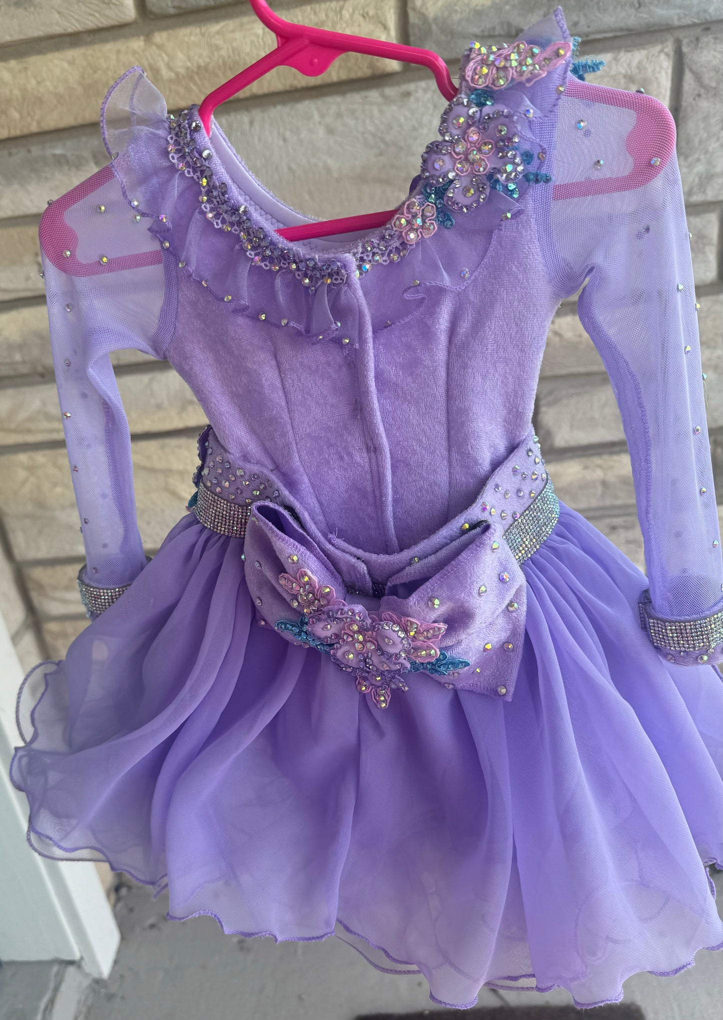 RM- 9/18 months Charissa Buckley Semi Glitz Light Purple Beauty