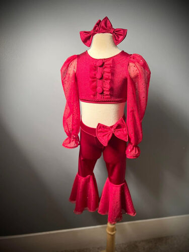 AN- 2/3 Red Boobear Casual/swim