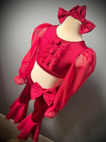AN- 2/3 Red Boobear Casual/swim