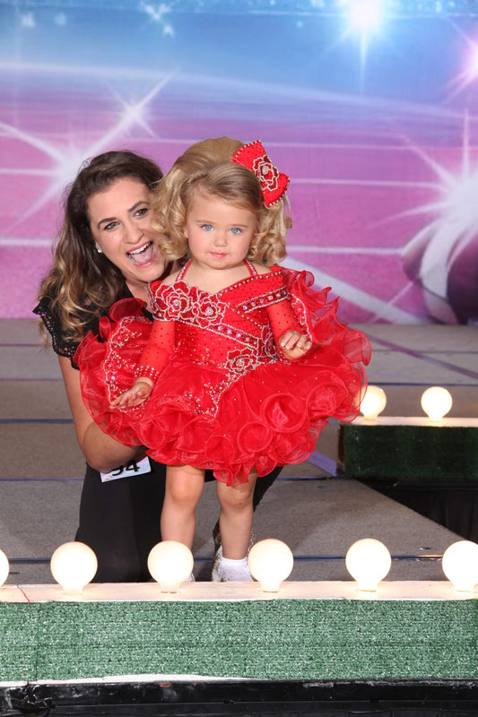 AM-Boo Bear Red Glitz Dress  12/2-18/3