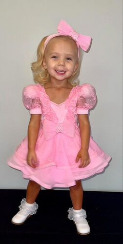 AM- 12/2 Pink Natural Toni O Dress