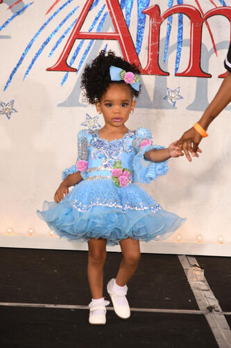 AM- 18/3 Blue Ruby Belle Glitz Dress