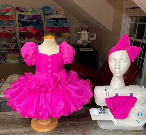 AM- 18/3 Pink natural Valerie Cyrus dress