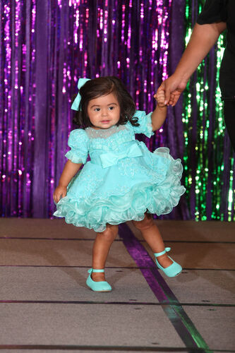 AM- 12/2 Connie Hobson Natural Mint blue Dress