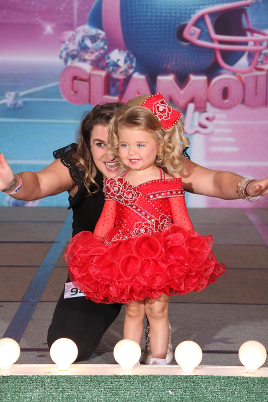 AM-Boo Bear Red Glitz Dress  12/2-18/3