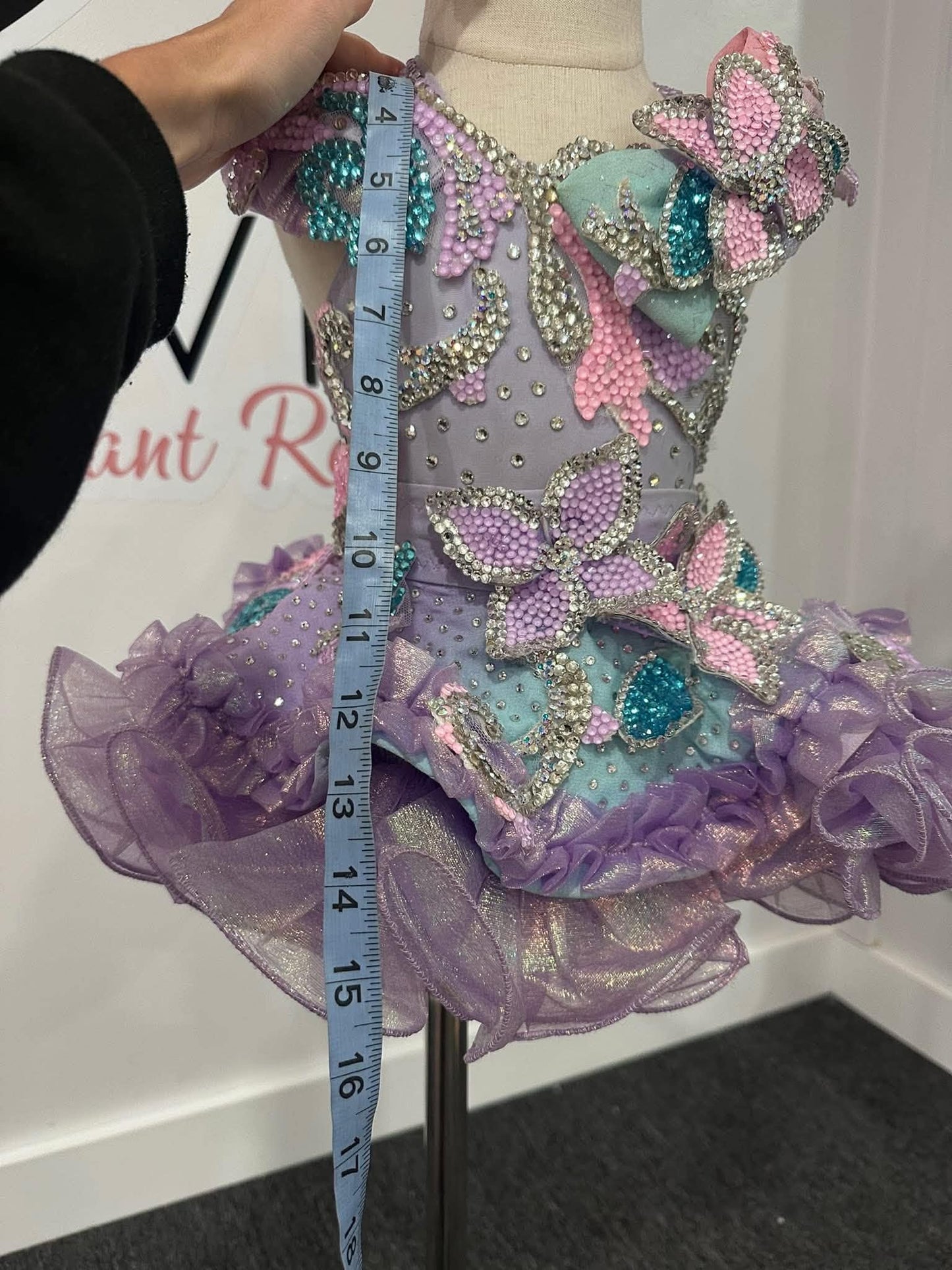 H- 6/18-12/2 Purple Shuggy Glitz Dress