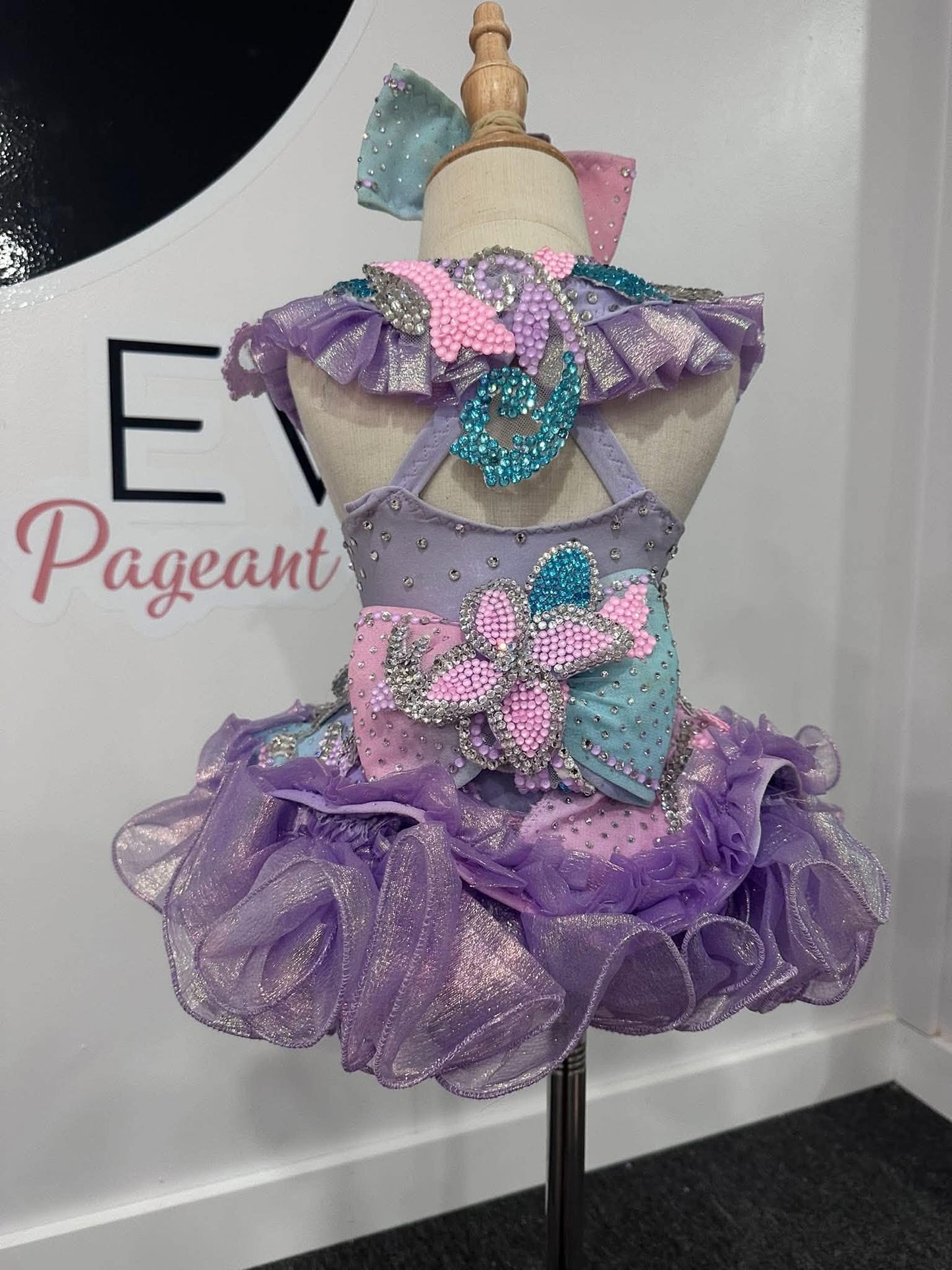 H- 6/18-12/2 Purple Shuggy Glitz Dress