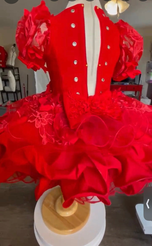 AM- Valerie Cyrus Red Natural Dress 18/3