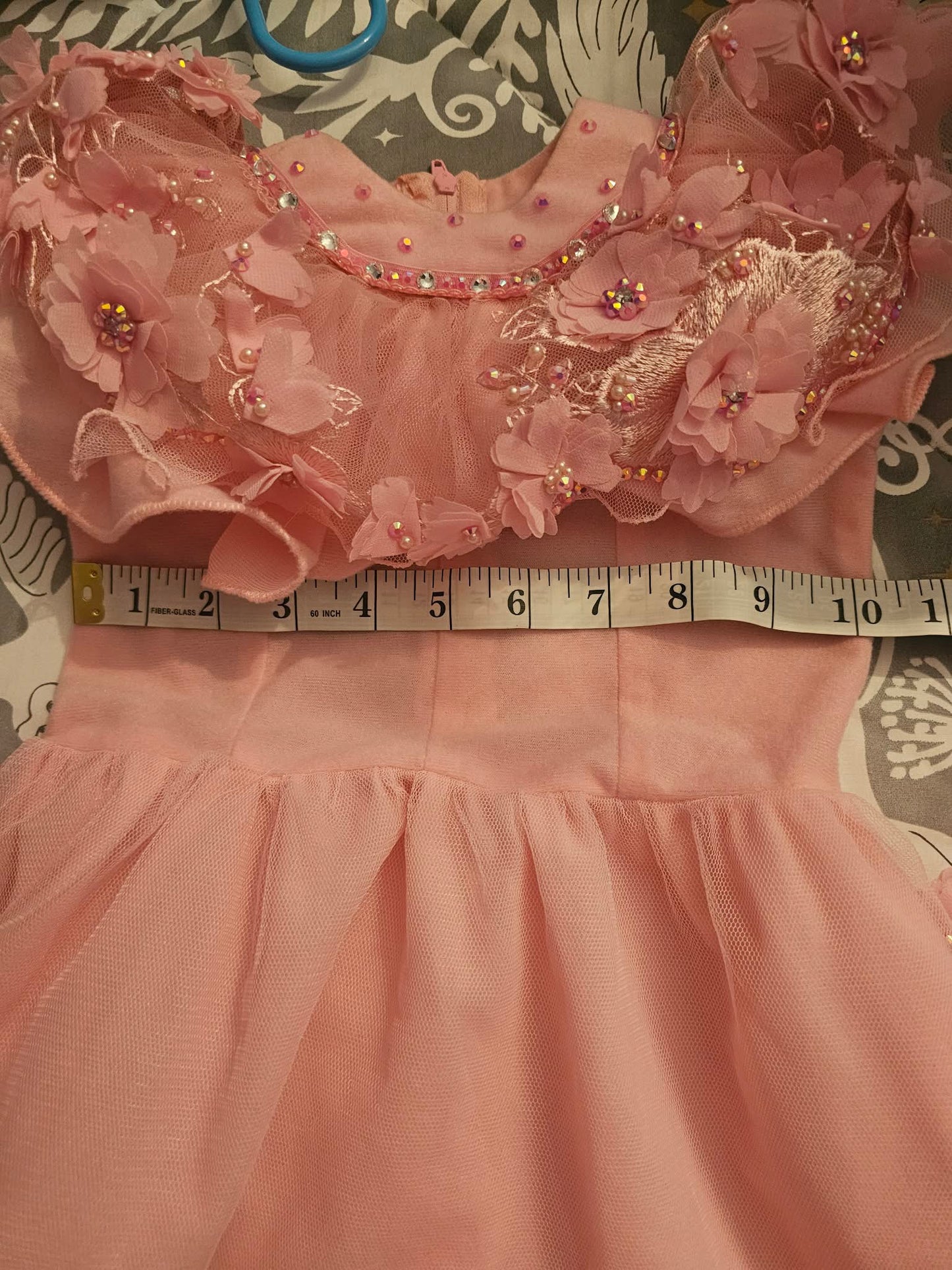 AM- Teresa Yee Pink Semi Glitz Dress 12/2 slim 3