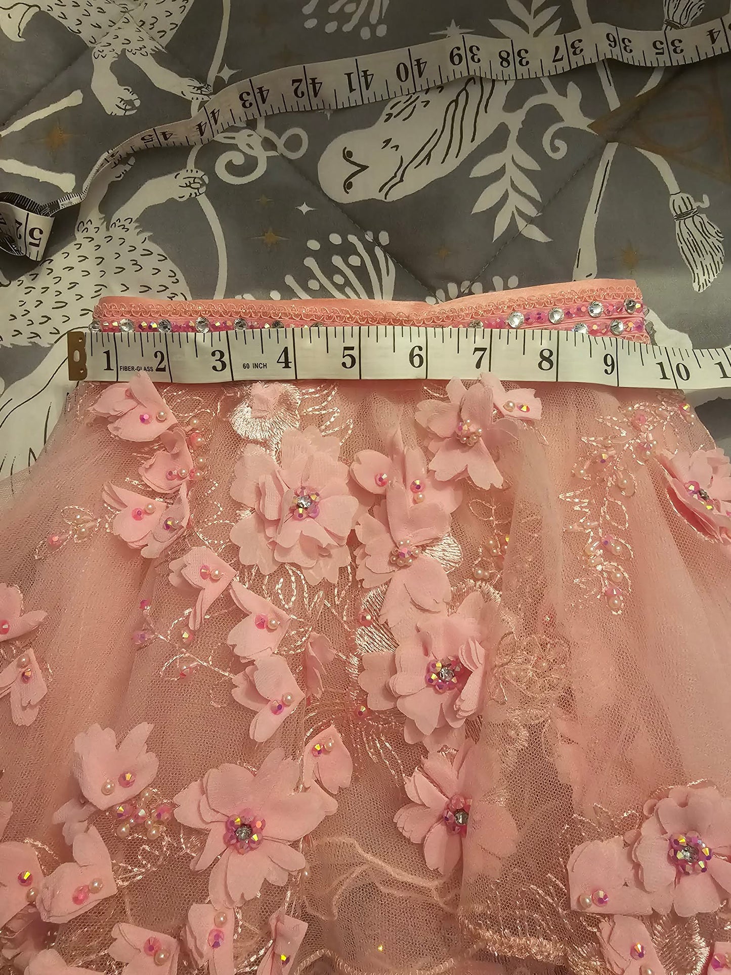 AM- Teresa Yee Pink Semi Glitz Dress 12/2 slim 3