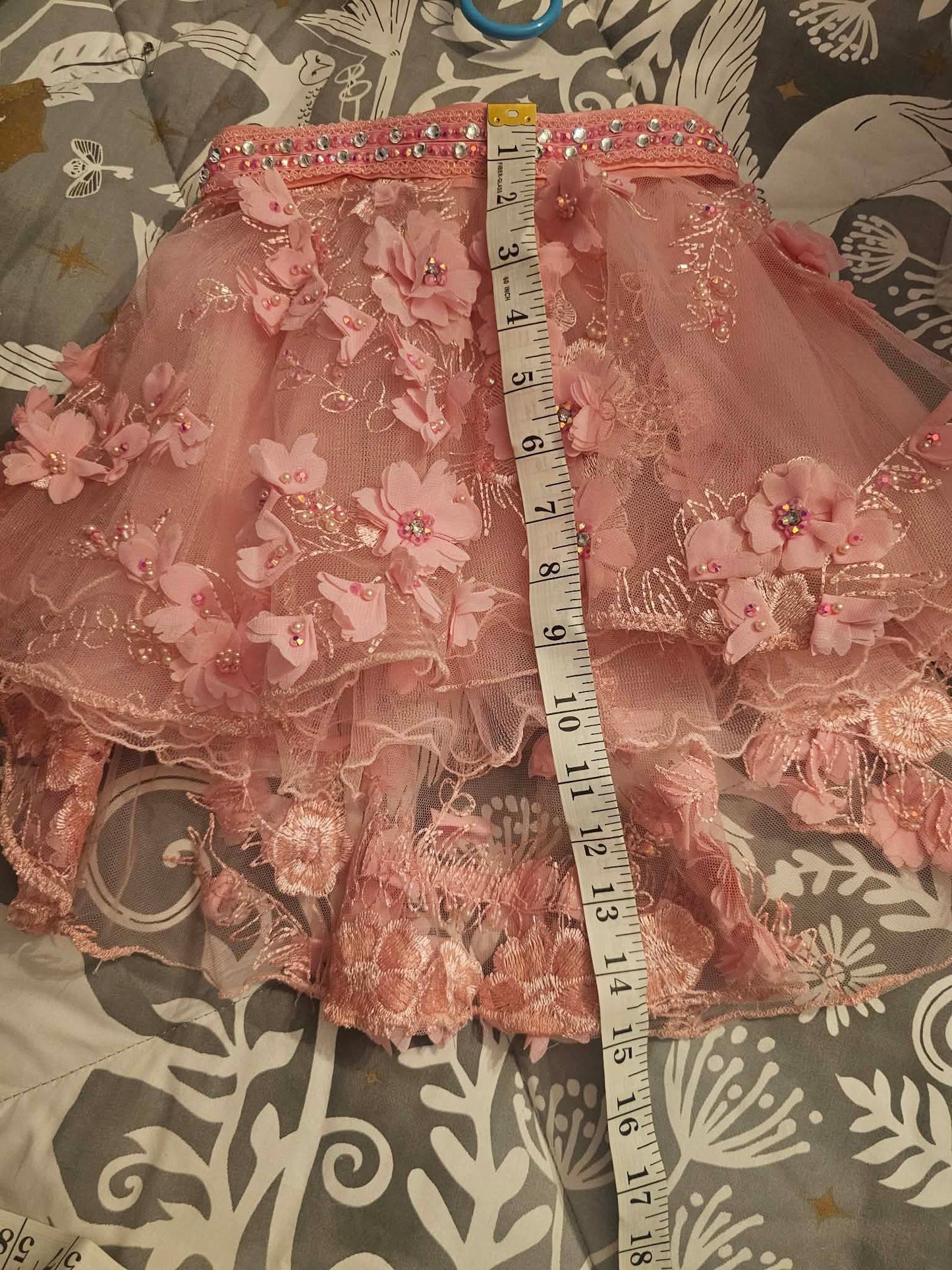 AM- Teresa Yee Pink Semi Glitz Dress 12/2 slim 3