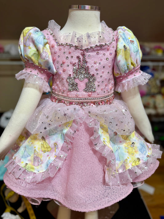 disney princess dress 2 3 Baby 2-Piece Disney Princess Outfit Set