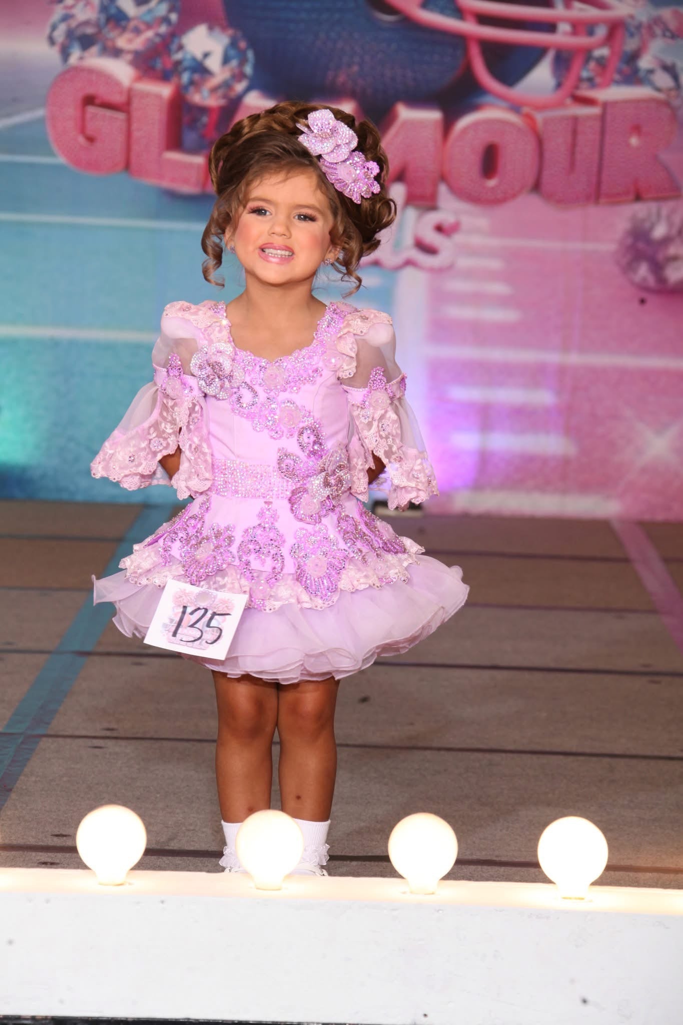 AM- Ruby Belle Purple Glitz Dress 18/3