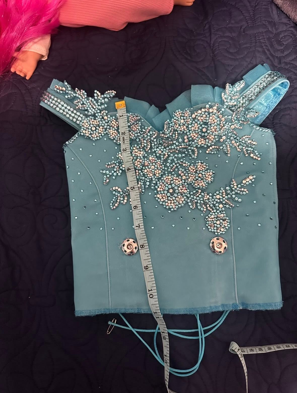 AM- Asia Lewis Blue Glitz Dress 3/5