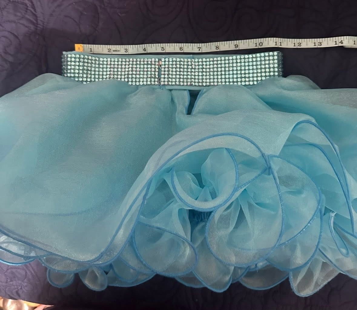 AM- Asia Lewis Blue Glitz Dress 3/5