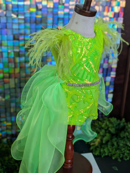 AM- Parisian Bridal Neon Green Fun Fashion 12/2