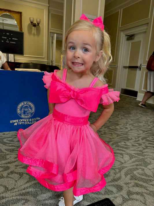 AM- Racheal Martinez Natural Hot Pink Dress 12/2-18/3