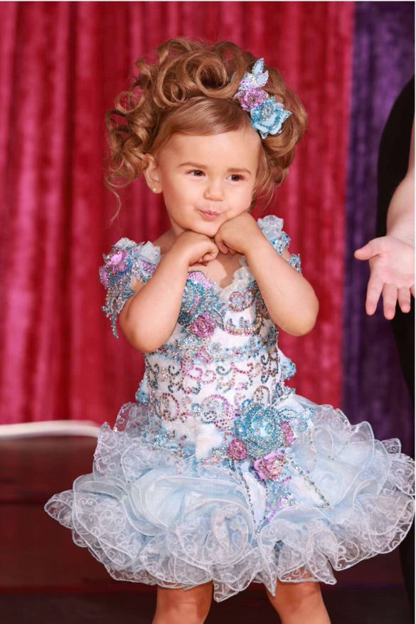 AM- Shuggy Blue Glitz dress 18/3