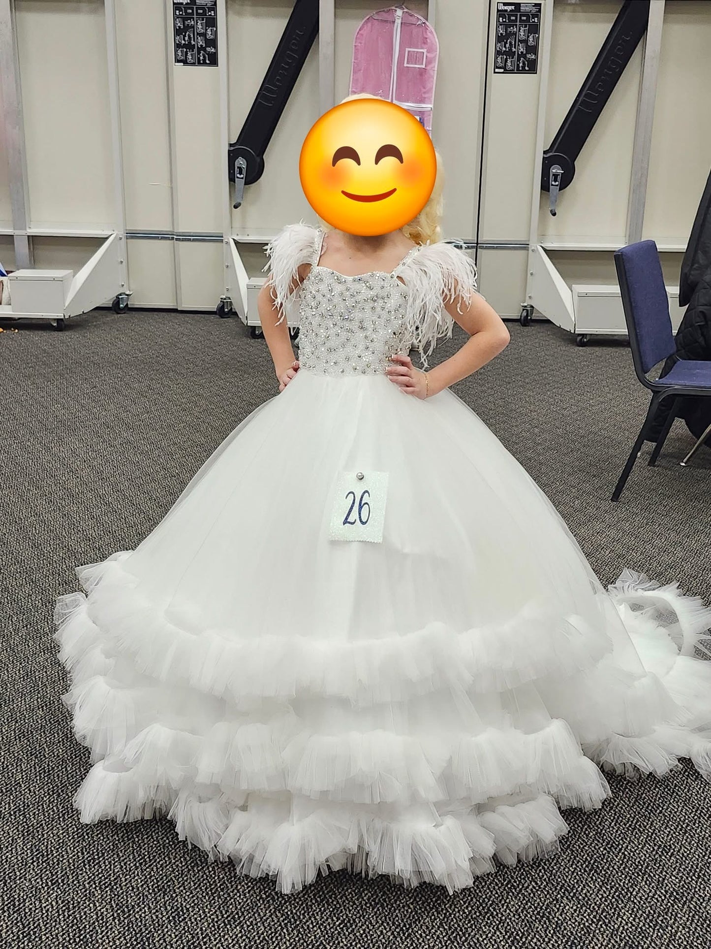 TT- 6 White Sugar Kayne Long Dress