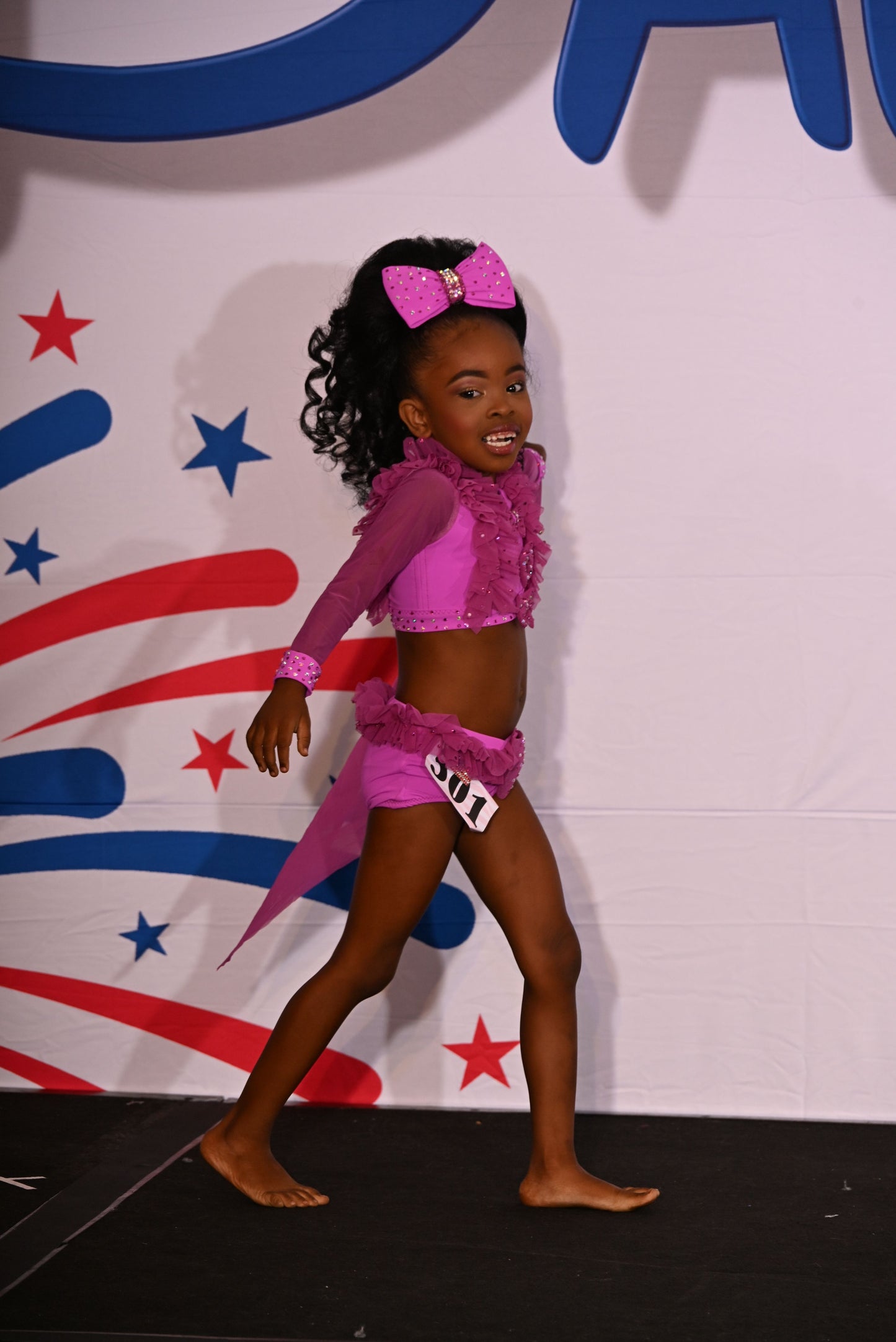Asia Lewis Glitz swim 3/5