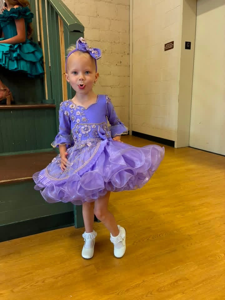 AM-Boo Bear Enchanted Lilac natural dress 2/4