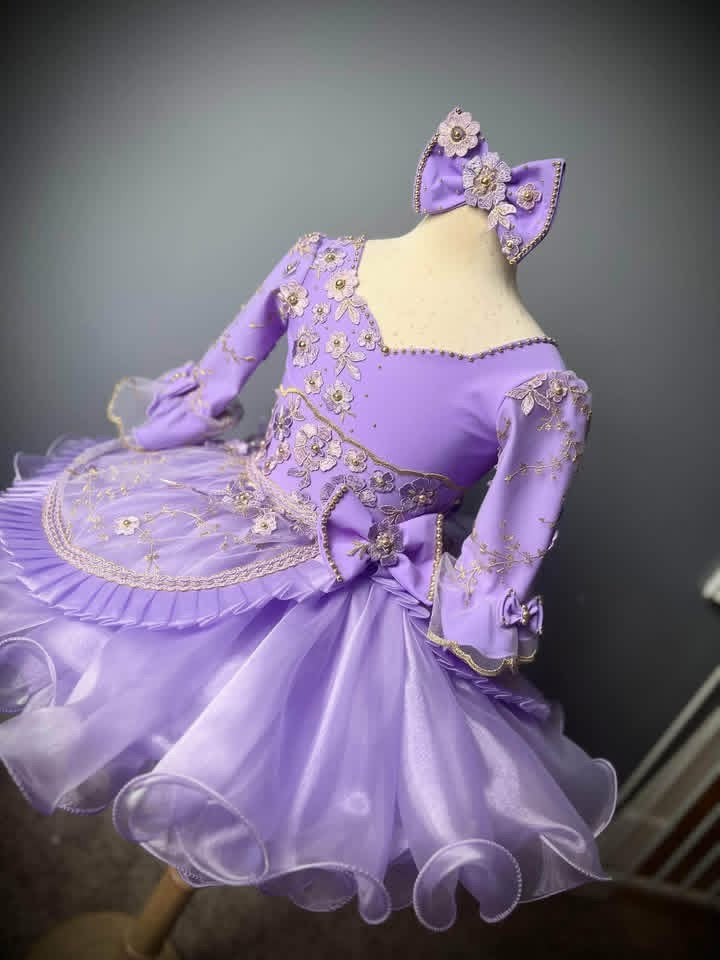 AM-Boo Bear Enchanted Lilac natural dress 2/4
