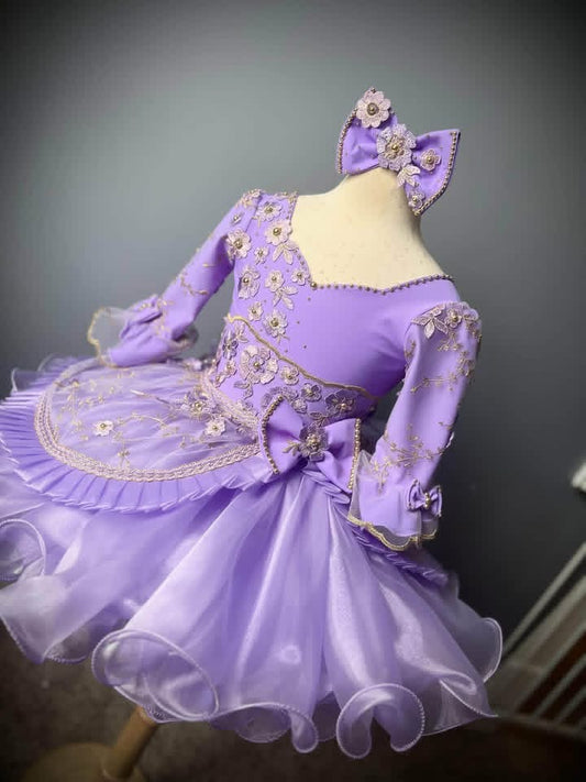 AM-Boo Bear Enchanted Lilac natural dress 2/4
