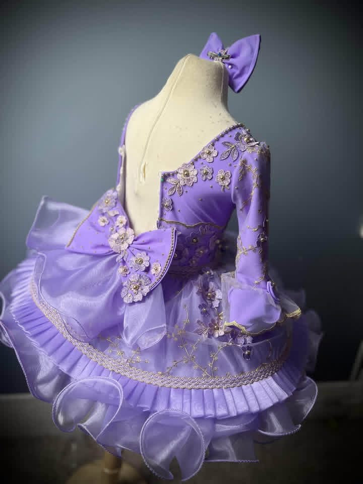 AM-Boo Bear Enchanted Lilac natural dress 2/4