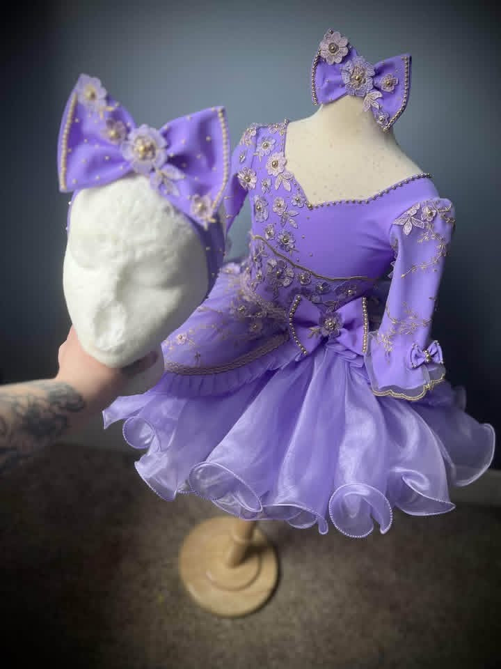 AM-Boo Bear Enchanted Lilac natural dress 2/4