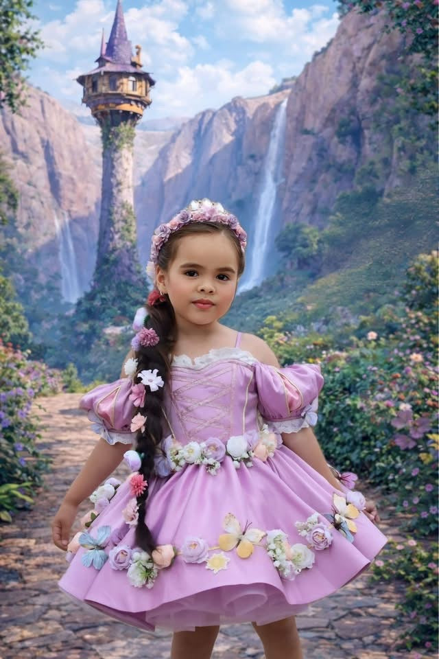 AM- Rapunzel dress 4/5