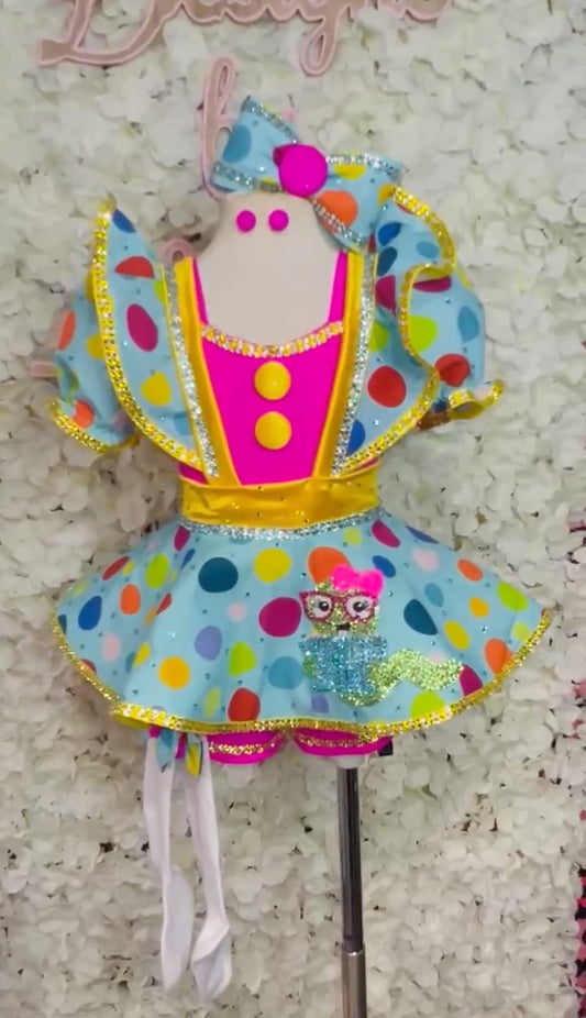 AM- Shuggy Polka Dot Caterpillar pop casual wear / ooc 2/4