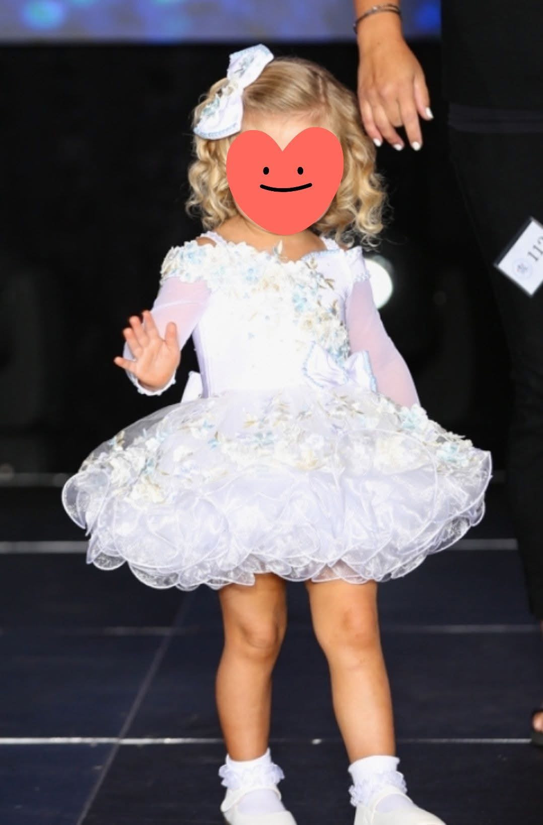 AM-Boo Bear Natural white dress 18/3