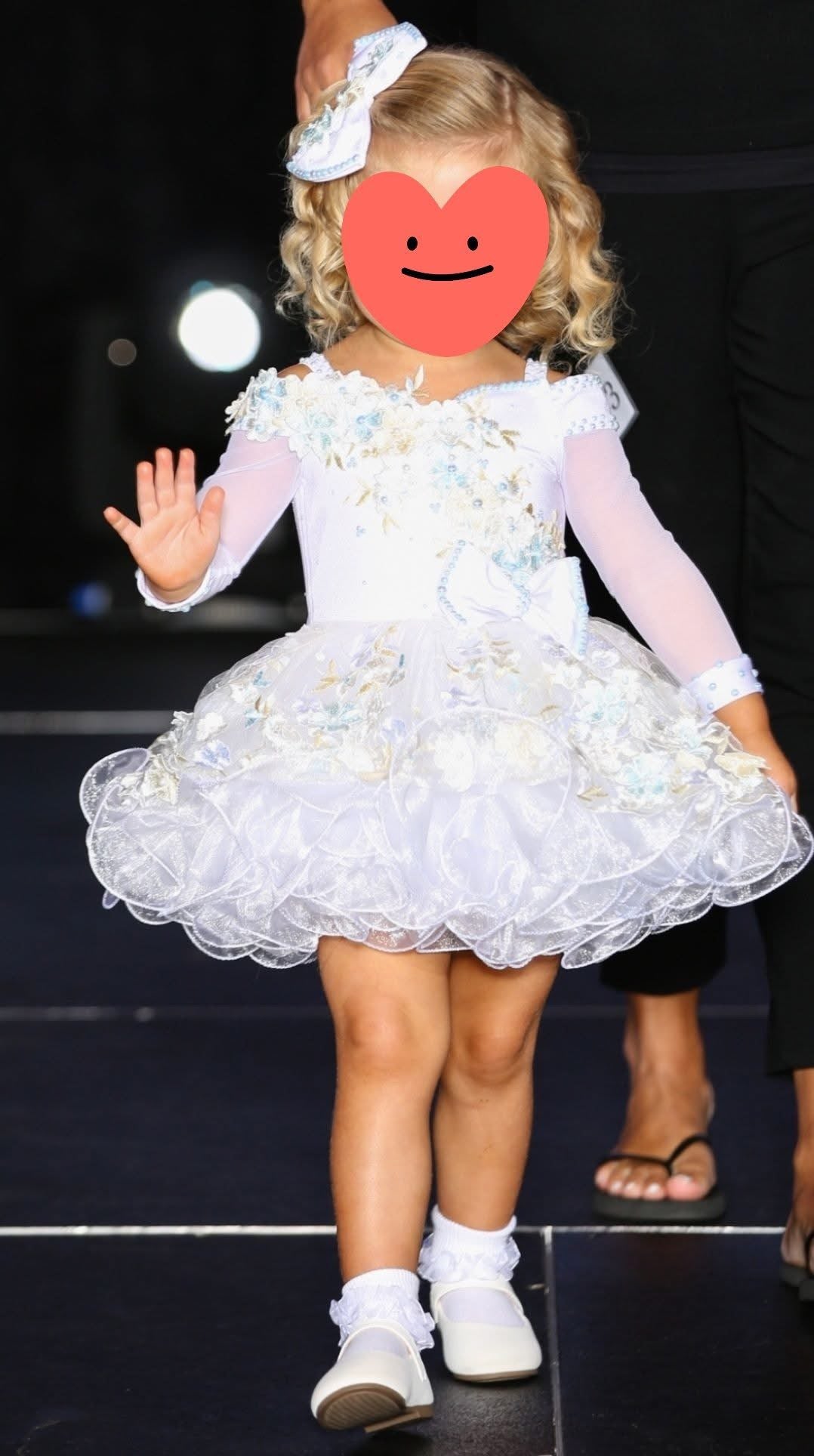 AM-Boo Bear Natural white dress 18/3