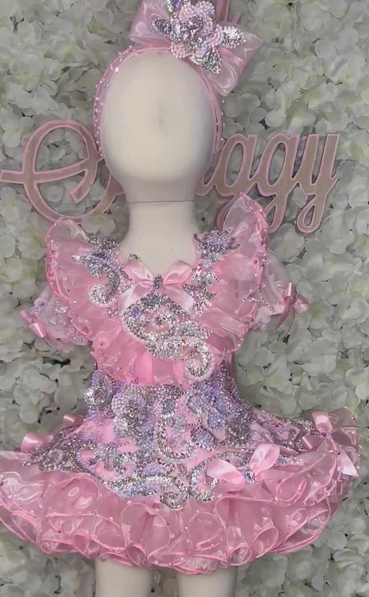 JB- “Precious” 6/12 Shuggy GLITZ DRESS
